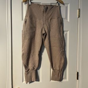 Adidas by Stella McCartney Taupe High-Waist Sweat Joggers